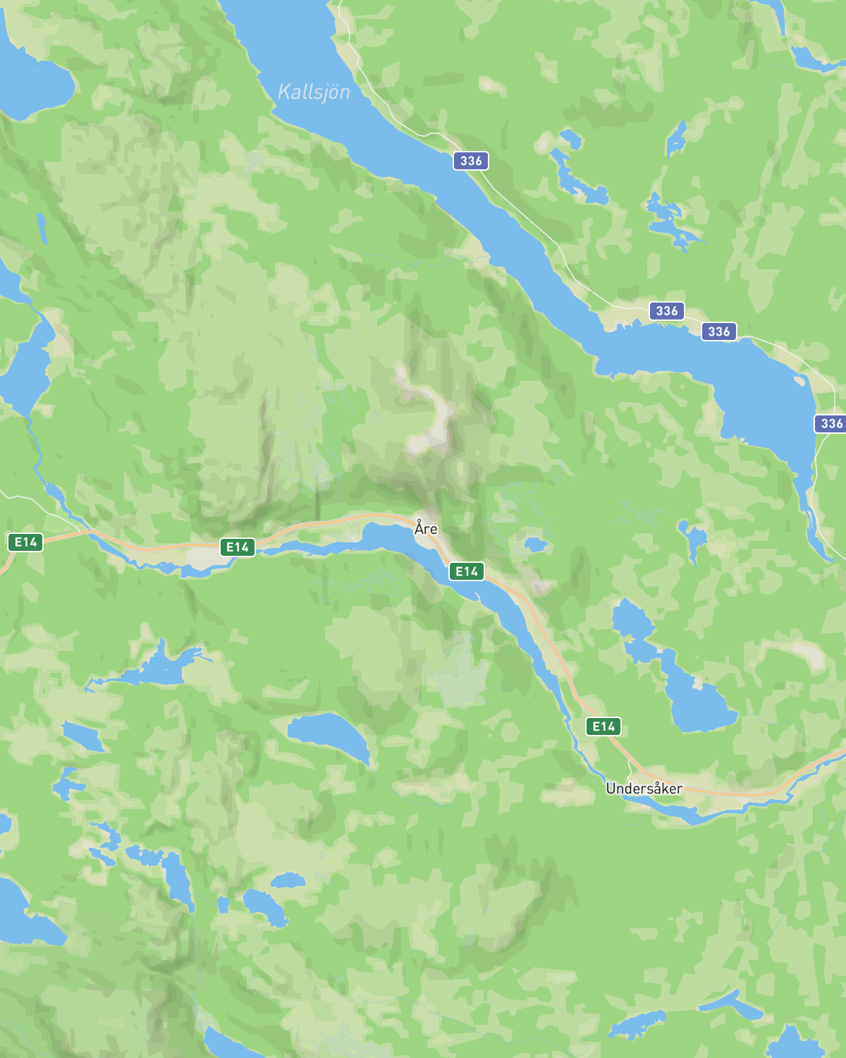 Karta över Åre