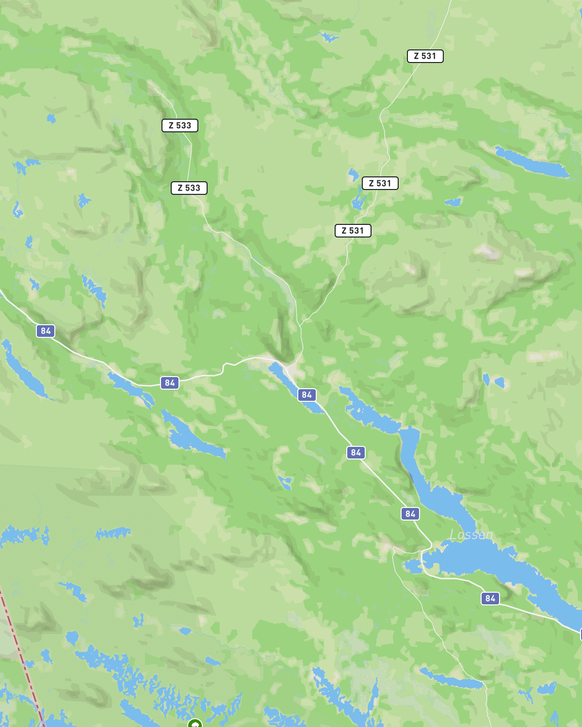 Karta över Funäsdalen